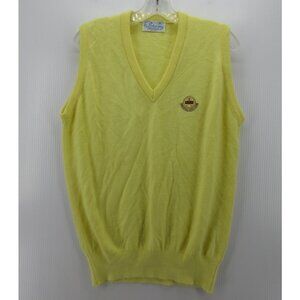 VINTAGE Pickering Golf Sweater Medium Vest PGA National Golf Club 80s USA *